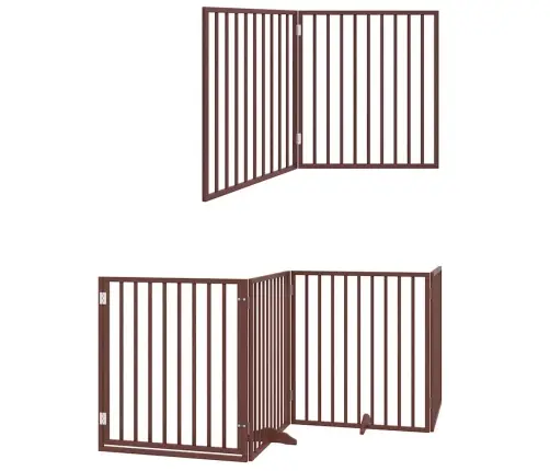 Varteliai Šunims Su Durimis, 10 Segmentų, Rudi, 800cm Tuopa