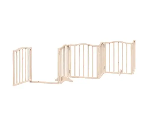 Varteliai Šunims Su Durimis, 9 Segmentai, 450cm Tuopos Mediena