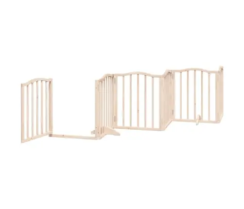 Varteliai Šunims Su Durimis, 15 Segmentų, 750cm Tuopos Mediena