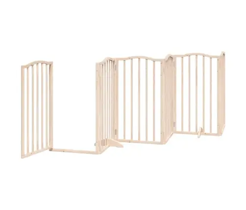 Varteliai Šunims Su Durimis, 9 Segmentai, 450cm Tuopos Mediena