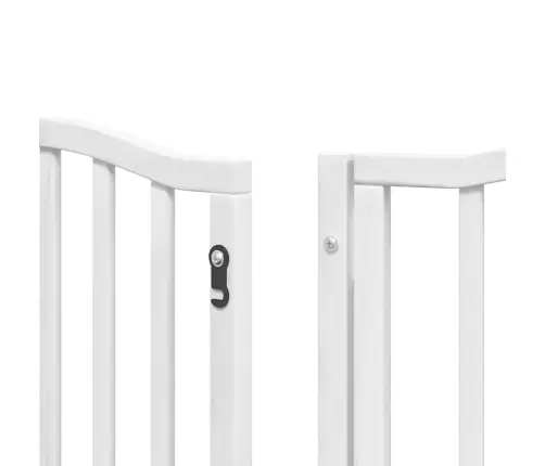 Suņu Vārti Ar Durvīm, Salokāmi, 9 Paneļi, 450 Cm, Papeles Koks Vidaxl