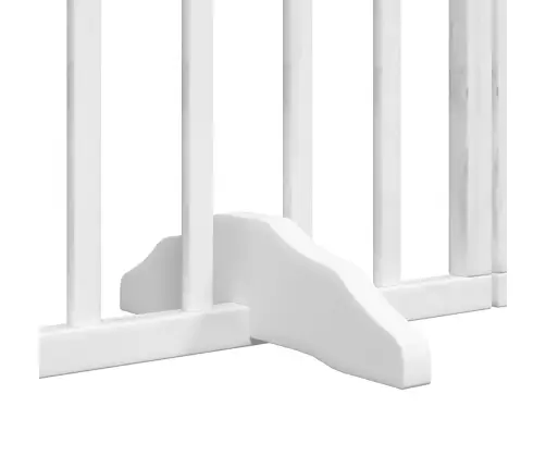 Suņu Vārti Ar Durvīm, Salokāmi, 9 Paneļi, 450 Cm, Papeles Koks Vidaxl