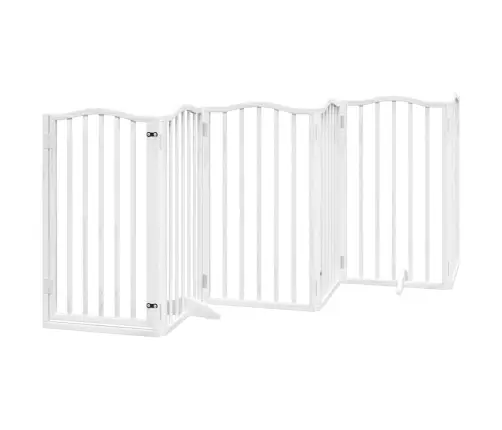 Varteliai Šunims Su Durimis, 12 Segmentų, Balti, 600cm Tuopa