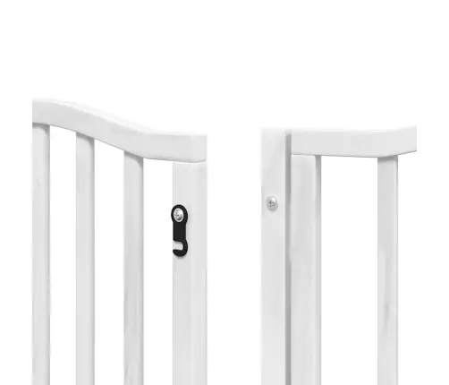 Varteliai Šunims Su Durimis, 12 Segmentų, Balti, 600cm Tuopa