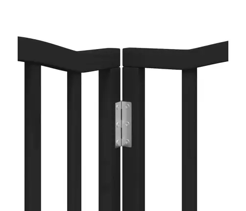 Suņu Vārti Ar Durvīm, Salokāmi, 9 Paneļi, 450 Cm, Papeles Koks Vidaxl