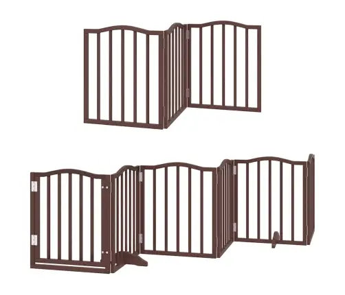 Varteliai Šunims Su Durimis, 12 Segmentų, Rudi, 600cm Tuopa