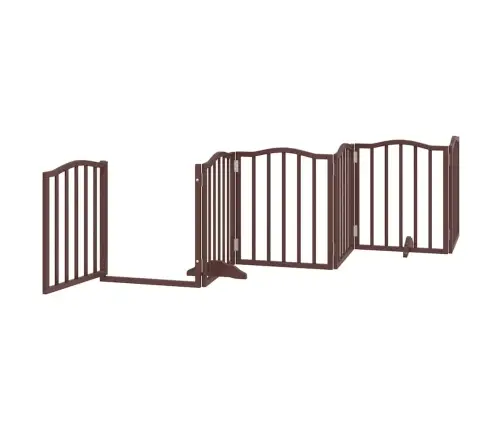 Varteliai Šunims Su Durimis, 12 Segmentų, Rudi, 600cm Tuopa