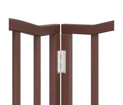 Suņu Vārti Ar Durvīm, Salokāmi, 15 Paneļi, 750 Cm, Papeles Koks Vidaxl