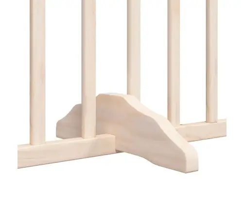 Suņu Vārti Ar Durvīm, Salokāmi, 10 Paneļi, 800 Cm, Papeles Koks Vidaxl