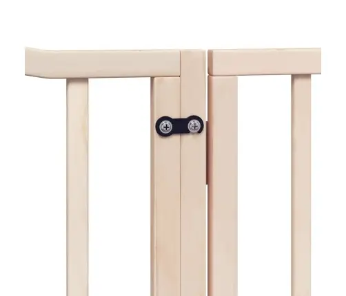 Suņu Vārti Ar Durvīm, Salokāmi, 8 Paneļi, 640 Cm, Papeles Koks Vidaxl