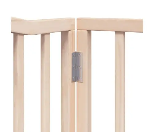 Suņu Vārti Ar Durvīm, Salokāmi, 8 Paneļi, 640 Cm, Papeles Koks Vidaxl