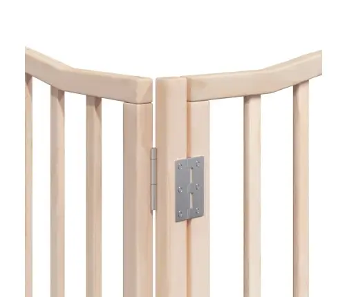 Suņu Vārti Ar Durvīm, Salokāmi, 10 Paneļi, 800 Cm, Papeles Koks Vidaxl