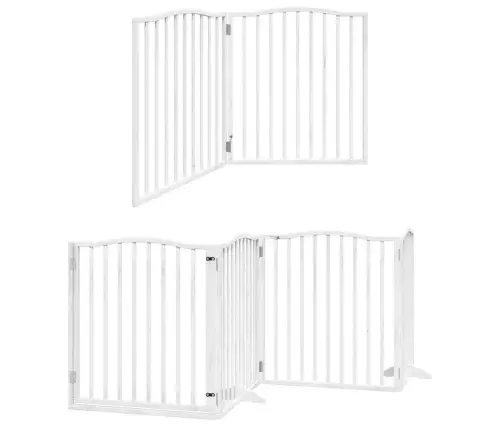 Suņu Vārti Ar Durvīm, Salokāmi, 12 Paneļi, 960 Cm, Papeles Koks Vidaxl