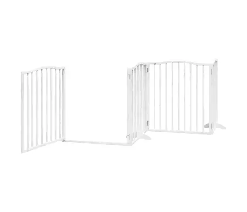 Suņu Vārti Ar Durvīm, Salokāmi, 12 Paneļi, 960 Cm, Papeles Koks Vidaxl