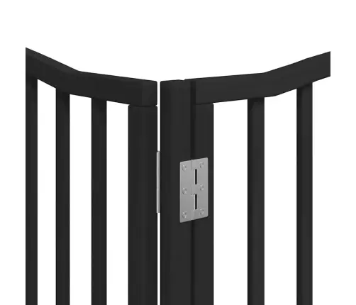 Varteliai Šunims Su Durimis, 8 Segmentai, Juodi, 640cm Tuopa