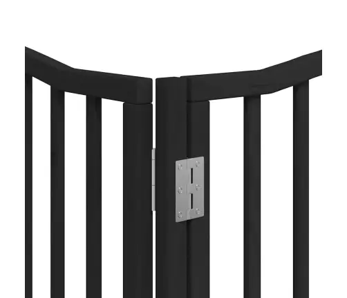 Varteliai Šunims Su Durimis, 8 Segmentai, Juodi, 640cm Tuopa