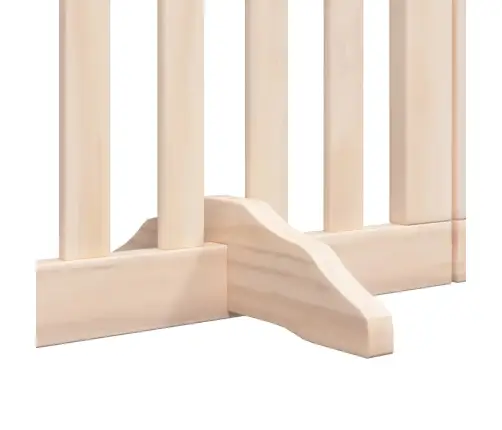 Suņu Vārti Ar Durvīm, Salokāmi, 12 Paneļi, 600 Cm, Papeles Koks Vidaxl