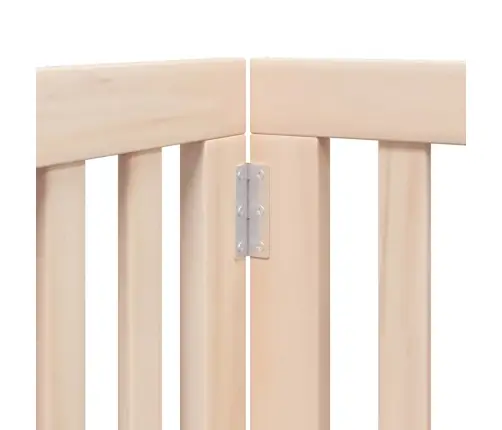 Suņu Vārti Ar Durvīm, Salokāmi, 12 Paneļi, 600 Cm, Papeles Koks Vidaxl