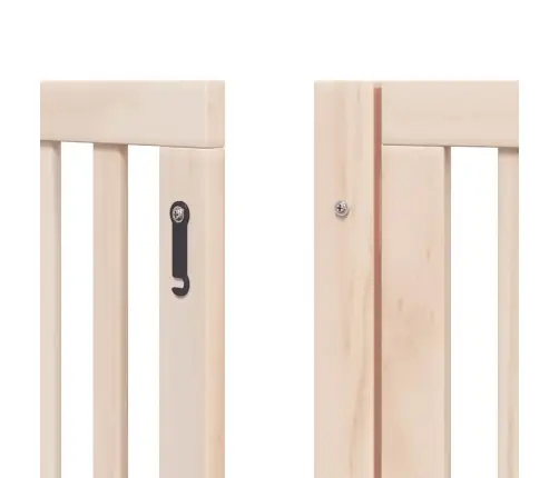 Suņu Vārti Ar Durvīm, Salokāmi, 12 Paneļi, 600 Cm, Papeles Koks Vidaxl