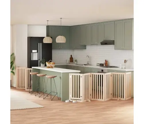 Varteliai Šunims Su Durimis, 15 Segmentų, 750cm Tuopos Mediena