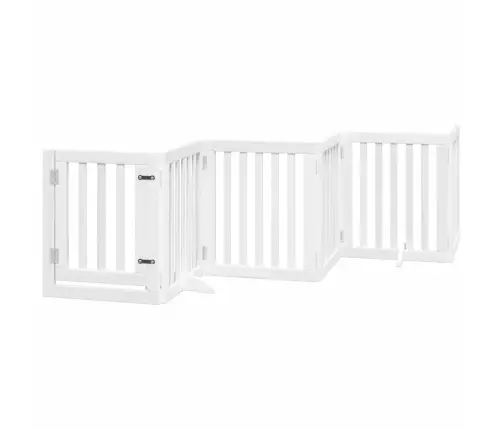 Suņu Vārti Ar Durvīm, Salokāmi, 12 Paneļi, 600 Cm, Papeles Koks Vidaxl