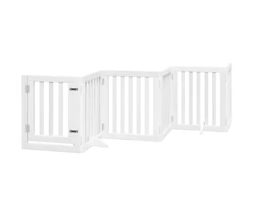 Varteliai Šunims Su Durimis, 15 Segmentų, Balti, 750cm Tuopa