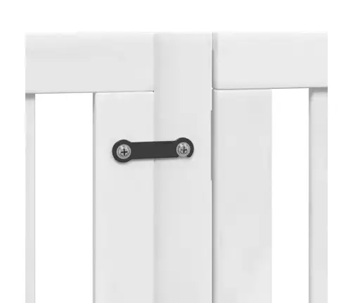 Varteliai Šunims Su Durimis, 9 Segmentai, Balti, 450cm Tuopa