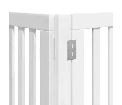 Varteliai Šunims Su Durimis, 9 Segmentai, Balti, 450cm Tuopa