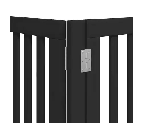 Suņu Vārti Ar Durvīm, Salokāmi, 15 Paneļi, 750 Cm, Papeles Koks Vidaxl