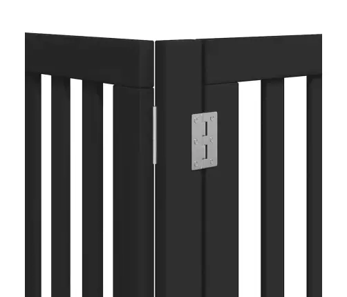 Varteliai Šunims Su Durimis, 9 Segmentai, Juodi, 450cm Tuopa