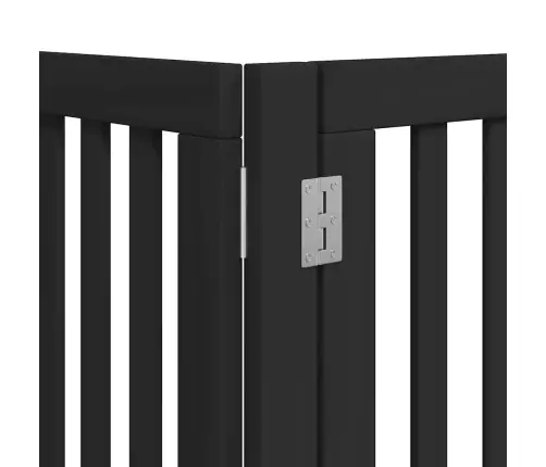 Varteliai Šunims Su Durimis, 12 Segmentų, Juodi, 600cm Tuopa