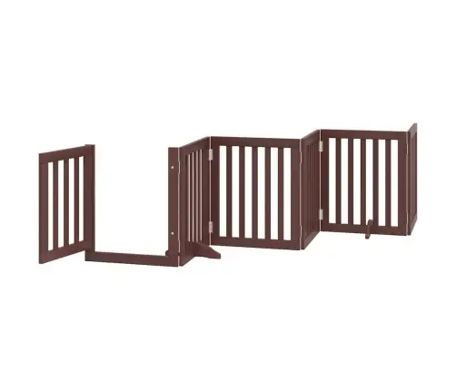 Varteliai Šunims Su Durimis, 9 Segmentai, Rudi, 450cm Tuopa