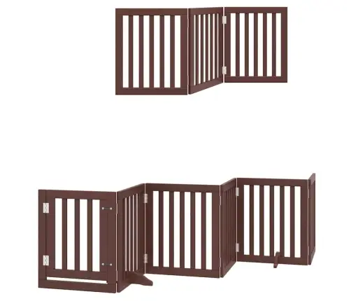 Varteliai Šunims Su Durimis, 12 Segmentų, Rudi, 600cm Tuopa