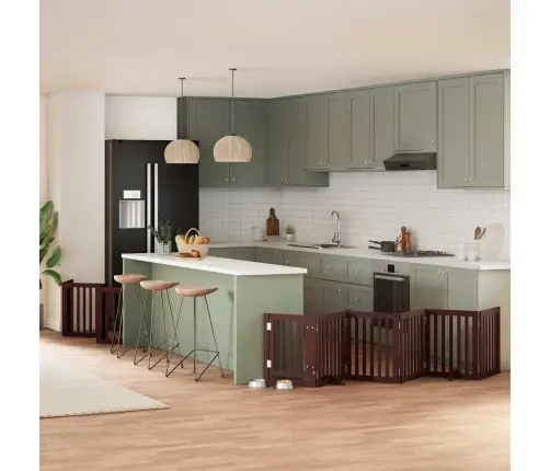 Varteliai Šunims Su Durimis, 12 Segmentų, Rudi, 600cm Tuopa