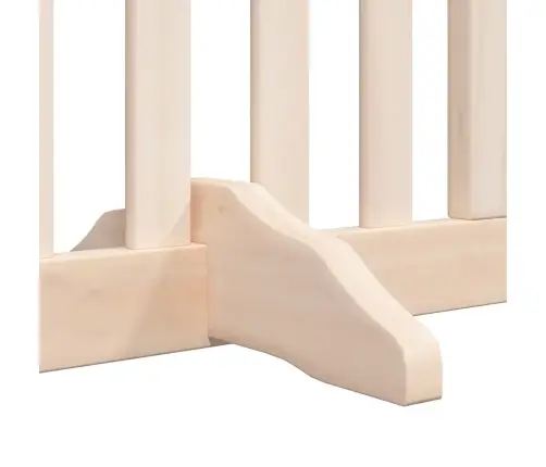 Suņu Vārti Ar Durvīm, Salokāmi, 12 Paneļi, 960 Cm, Papeles Koks Vidaxl