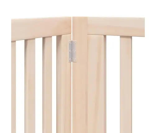 Suņu Vārti Ar Durvīm, Salokāmi, 12 Paneļi, 960 Cm, Papeles Koks Vidaxl