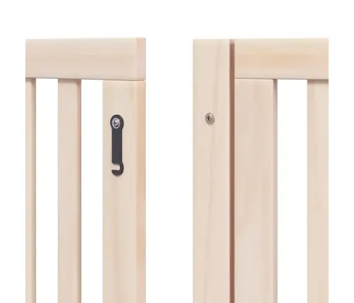 Suņu Vārti Ar Durvīm, Salokāmi, 12 Paneļi, 960 Cm, Papeles Koks Vidaxl