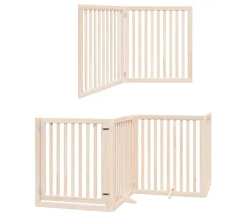 Varteliai Šunims Su Durimis, 10 Segmentų, 800cm Tuopos Mediena