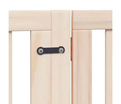 Suņu Vārti Ar Durvīm, Salokāmi, 12 Paneļi, 960 Cm, Papeles Koks Vidaxl