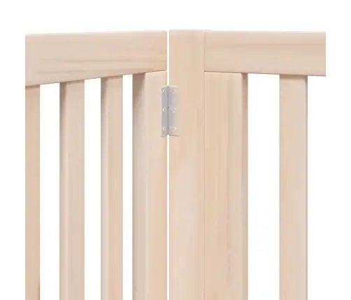 Suņu Vārti Ar Durvīm, Salokāmi, 12 Paneļi, 960 Cm, Papeles Koks Vidaxl