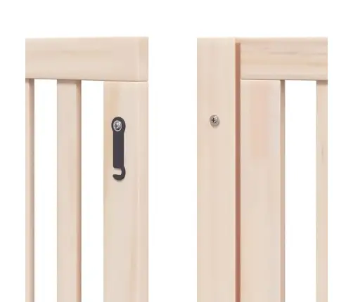 Suņu Vārti Ar Durvīm, Salokāmi, 12 Paneļi, 960 Cm, Papeles Koks Vidaxl