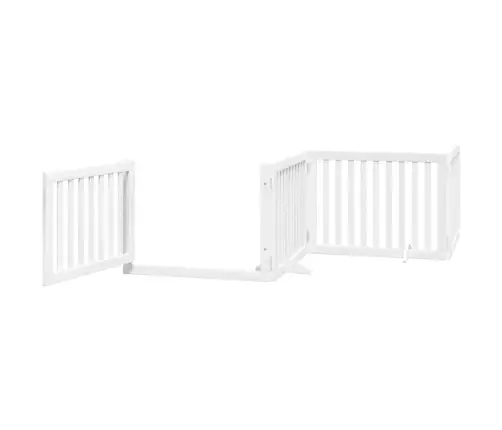 Varteliai Šunims Su Durimis, 12 Segmentų, Balti, 960cm Tuopa