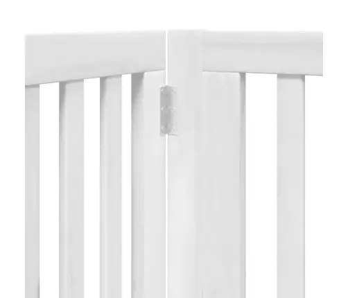 Suņu Vārti Ar Durvīm, Salokāmi, 8 Paneļi, 640 Cm, Papeles Koks Vidaxl