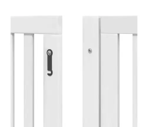 Varteliai Šunims Su Durimis, 10 Segmentų, Balti, 800cm Tuopa