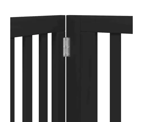 Varteliai Šunims Su Durimis, 6 Segmentai, Juodi, 480cm Tuopa