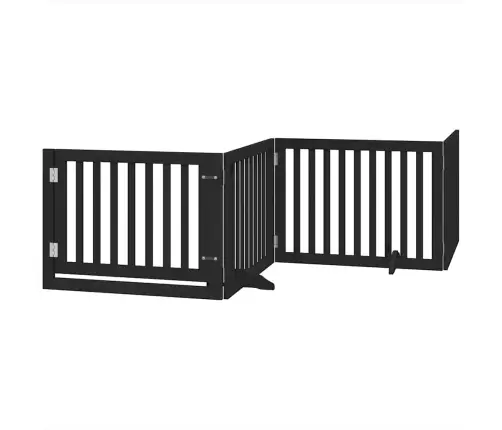 Varteliai Šunims Su Durimis, 12 Segmentų, Juodi, 960cm Tuopa