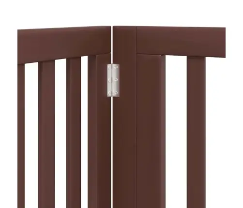 Suņu Vārti Ar Durvīm, Salokāmi, 10 Paneļi, 800 Cm, Papeles Koks Vidaxl