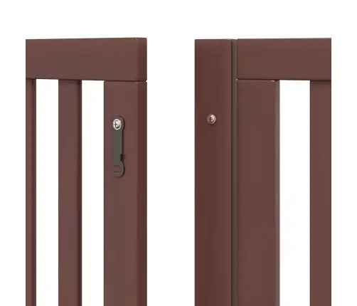 Suņu Vārti Ar Durvīm, Salokāmi, 10 Paneļi, 800 Cm, Papeles Koks Vidaxl