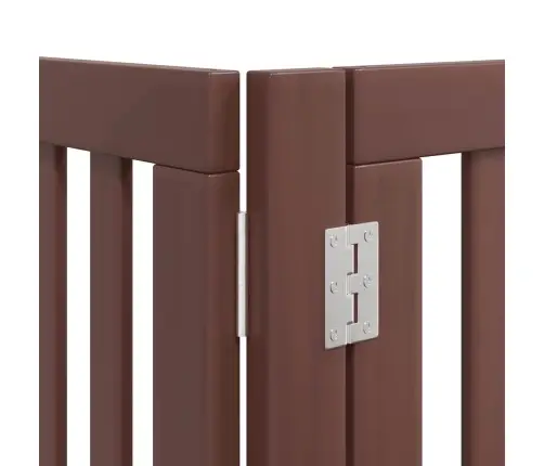 Suņu Vārti Ar Durvīm, Salokāmi, 10 Paneļi, 800 Cm, Papeles Koks Vidaxl