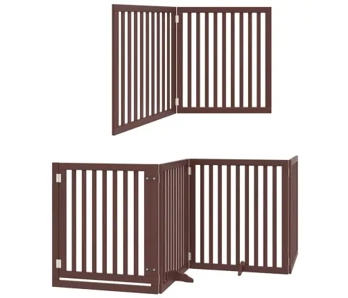 Varteliai Šunims Su Durimis, 10 Segmentų, Rudi, 800cm Tuopa